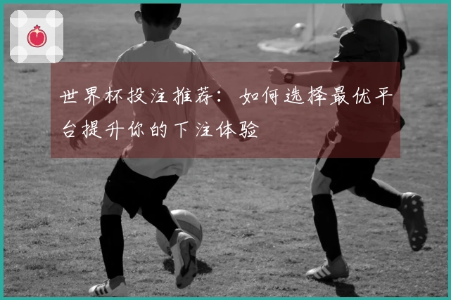 世界杯投注推荐：如何选择最优平台提升你的下注体验
