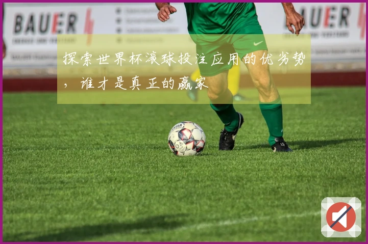 探索世界杯滚球投注应用的优劣势，谁才是真正的赢家
